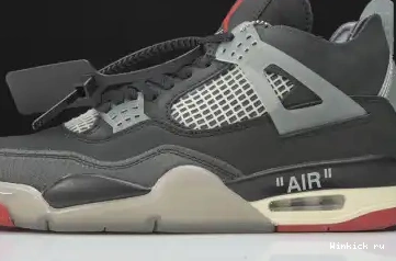 'BRED' OF 4 X 2020 RED JORDAN BLACK AIR  0603